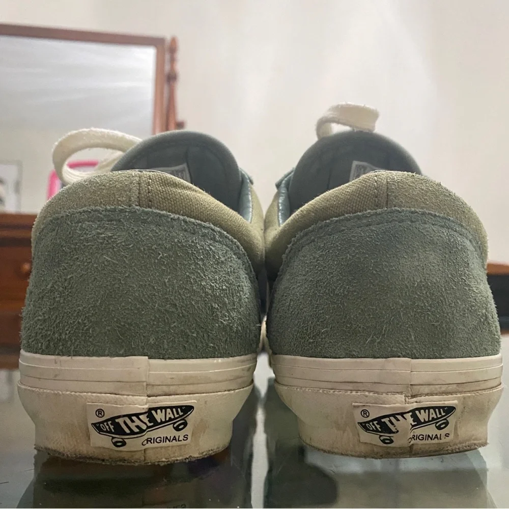 Norte Matcha Green Vans Og Style 36 Lx- mens sz 10.5 - suede - athletic - Picture 5 of 11
